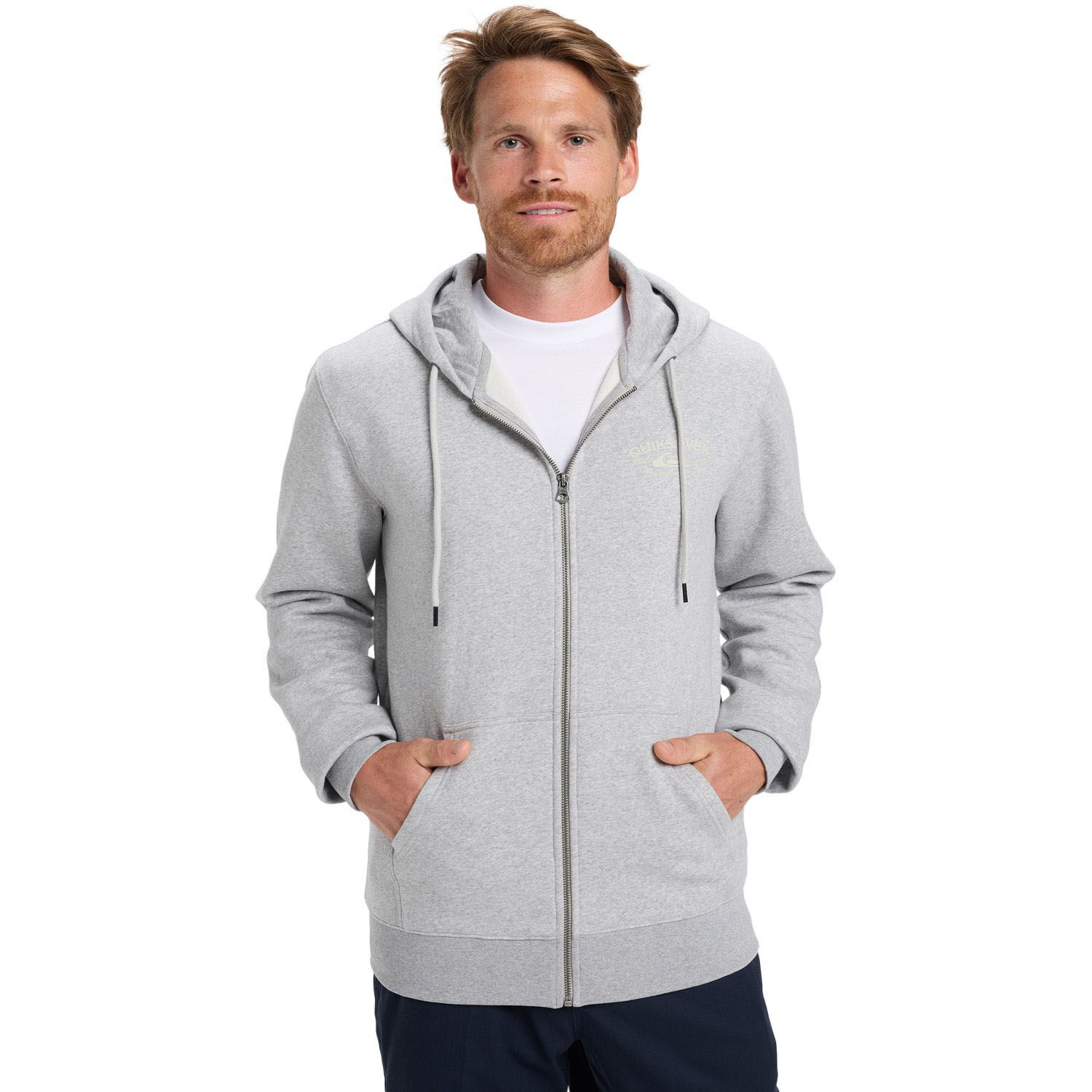 QuiksilverZip Hood Chest Logo
