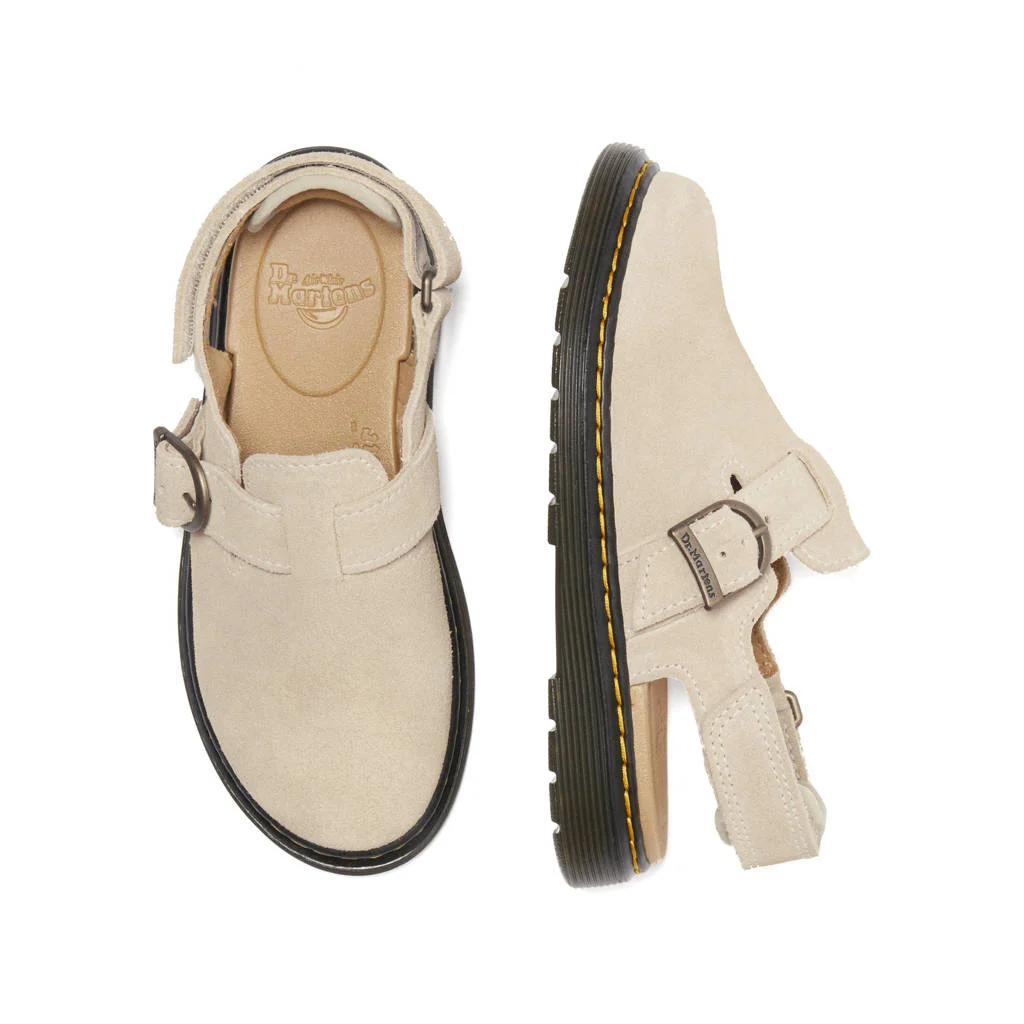 Dr. Martens Jorgie Jsuède clogs light tan bronx