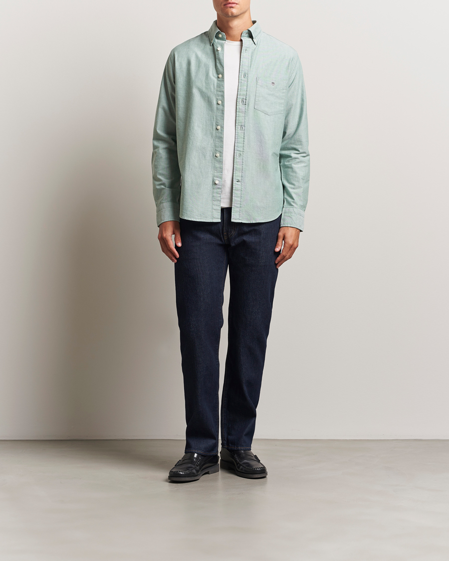 GANT Regluar Fit Classic Oxford Shirt Forest Green