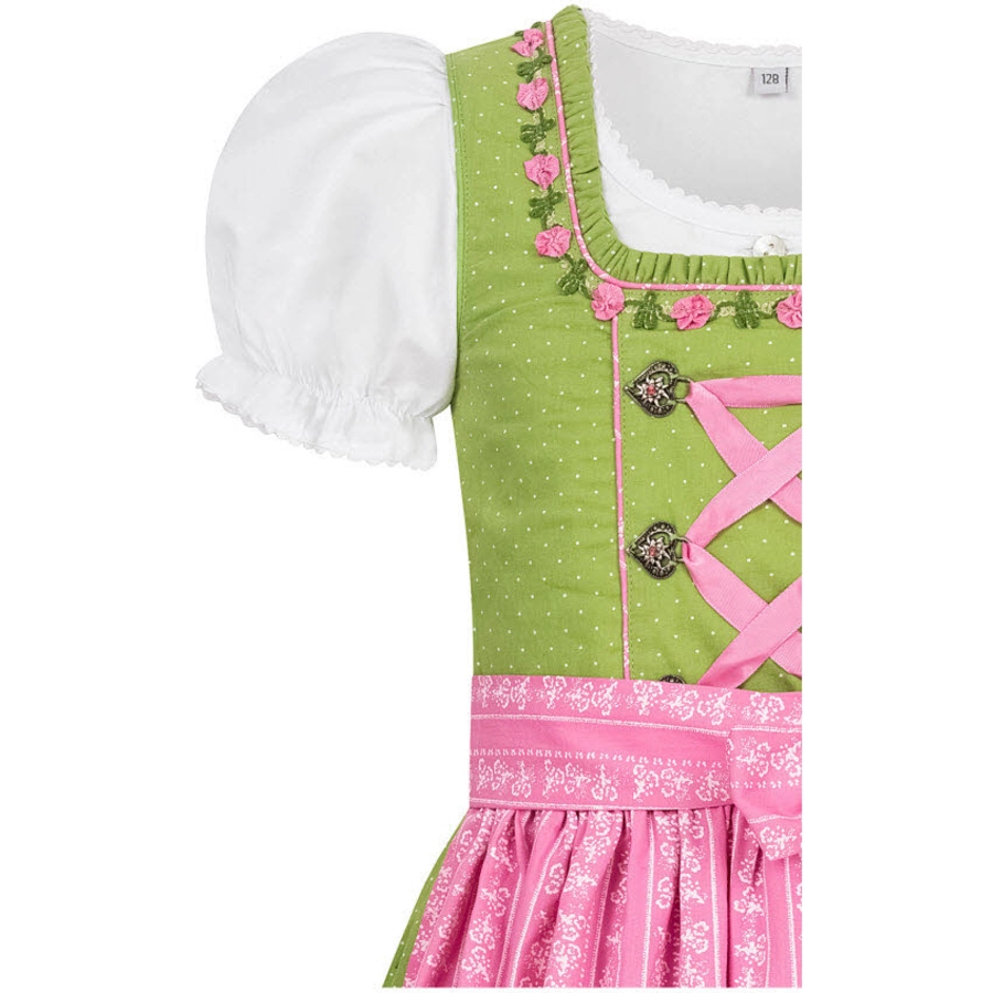 Nübler Kinderdirndl 3-teilig Lulu Grün