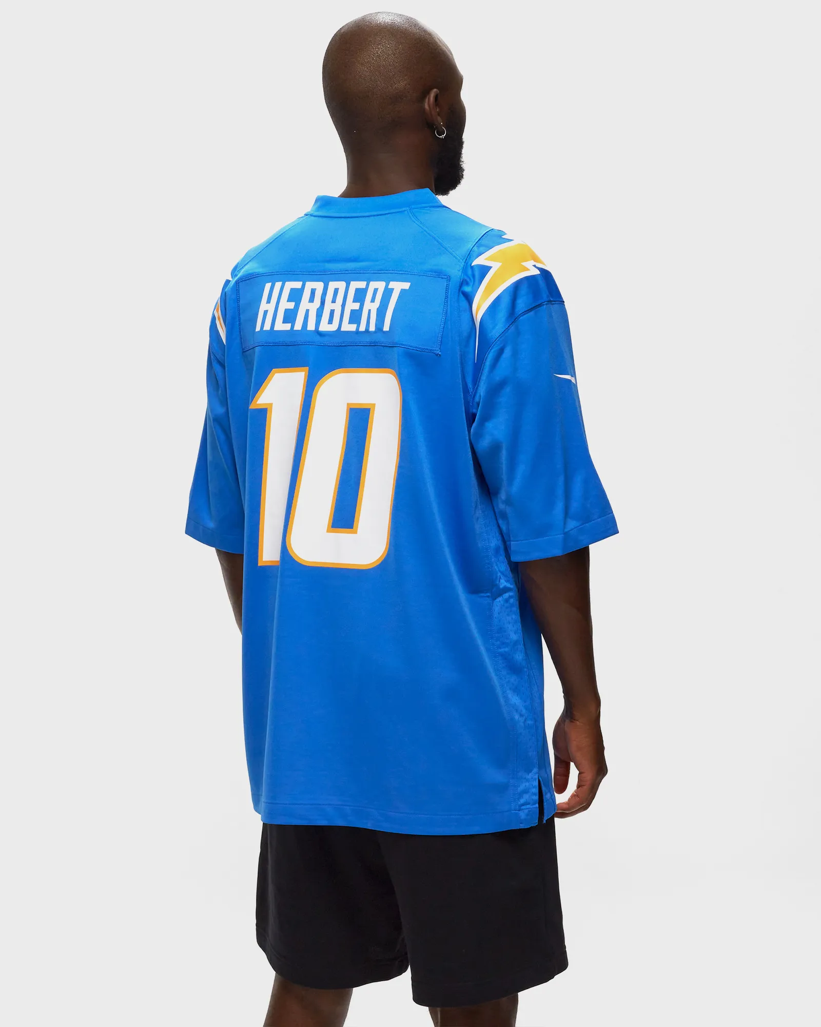 Camisa oficial da Nike NFL Los Angeles Chargers para jogos em casa, Justin Herbert nº 10