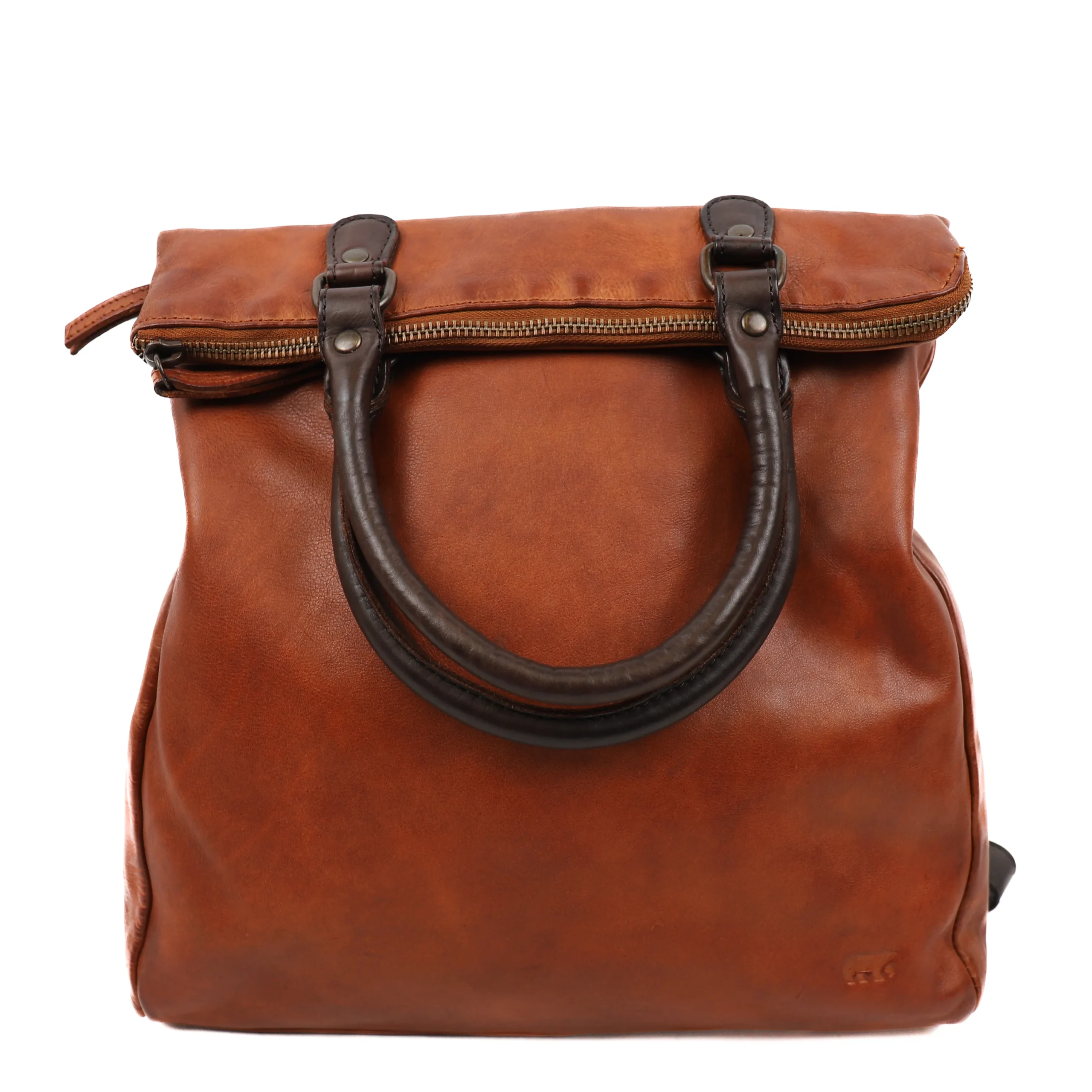 Bear Design Cow Lavato Hand-/ Schouder-/ Rugzak Evi Cognac/ Bruin CL43891