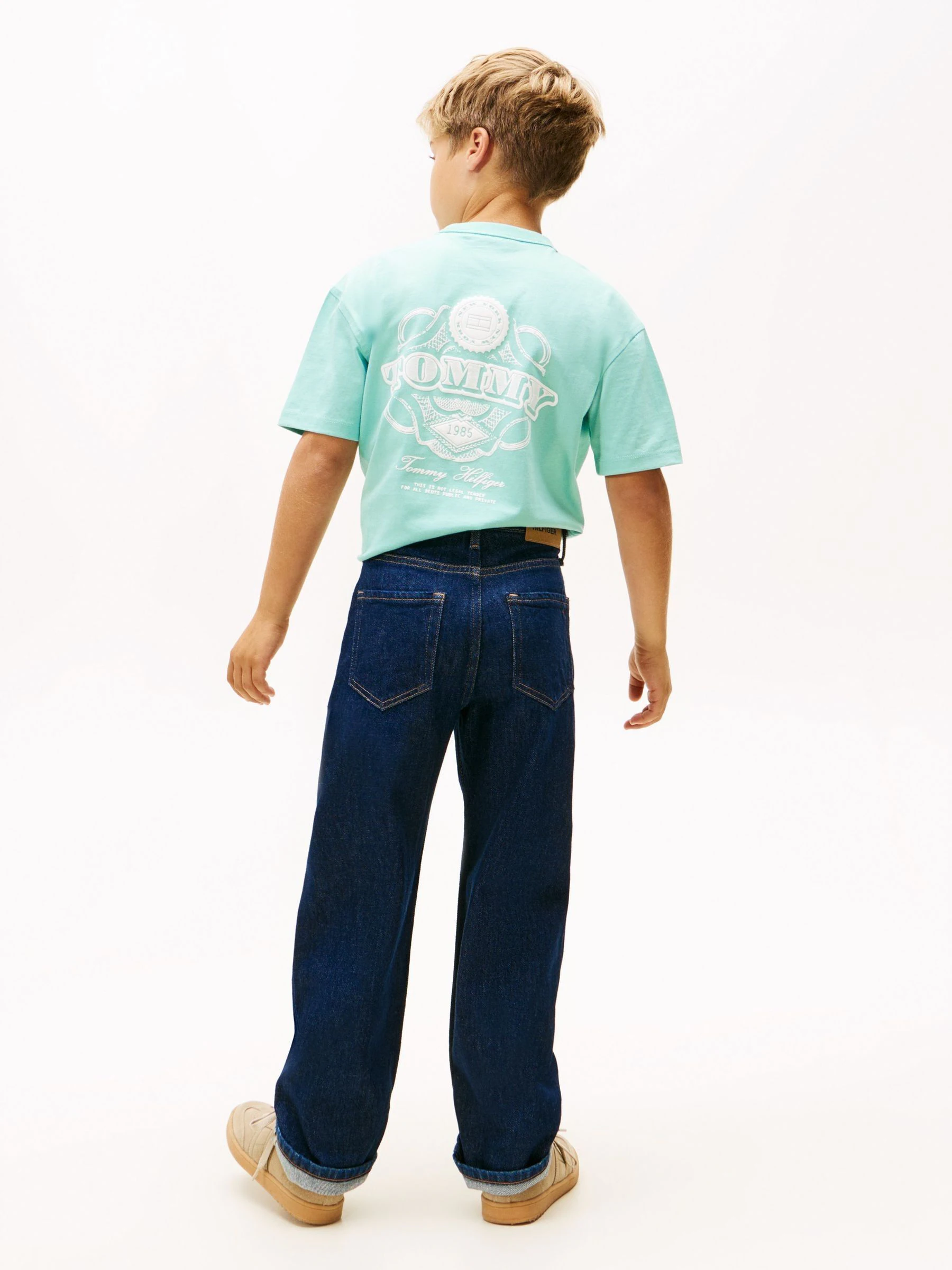 Tommy Hilfiger Flag Embroidery Relaxed Jeans