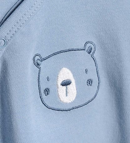 Fixoni Strampler m. Body l/ä - Ashley Blue