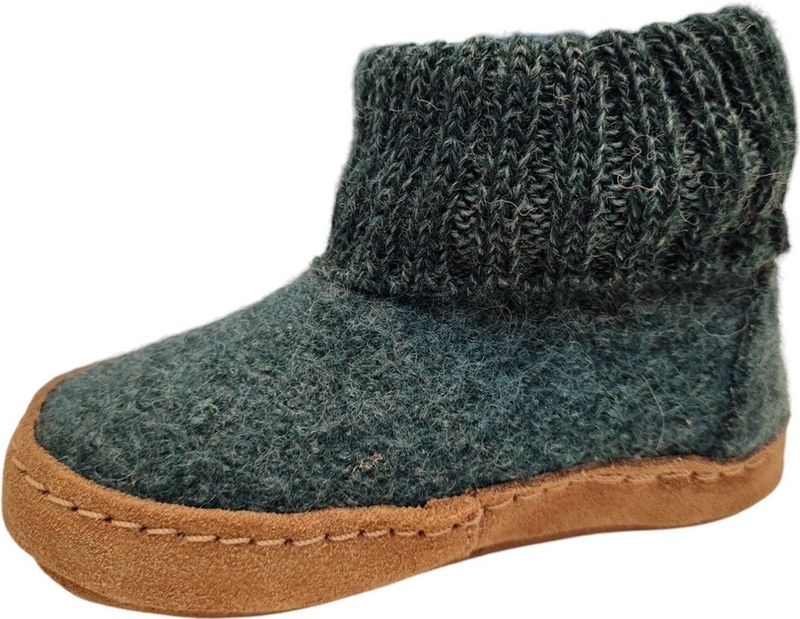 Bergstein - Cozy Lux - Pantoffels - Seagreen - Scheerwol
