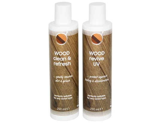 VIDAXL - Coffret nettoyage Kit d'entretien du bois care kit 2x250 ml