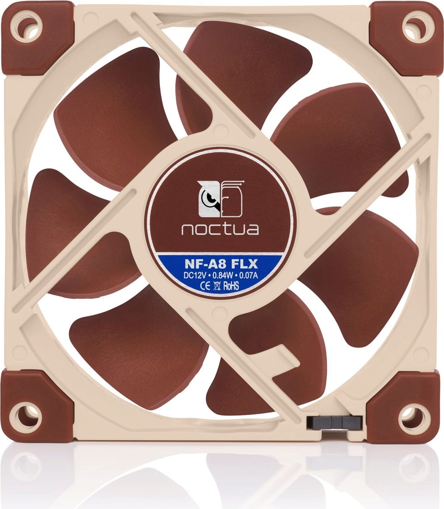 Noctua  Lüfter 12V NF-A8, FLX    Leiser 80 x 25 mm Gehäuselüfter