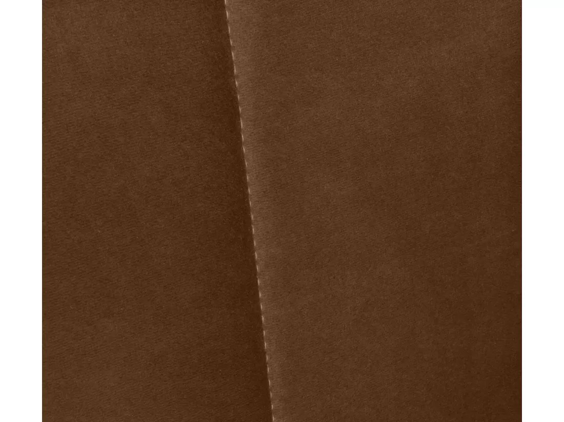 DHOME Tête de lit en velours lisse avec trois panneaux 160x50cm Lits 150/160 - Marron