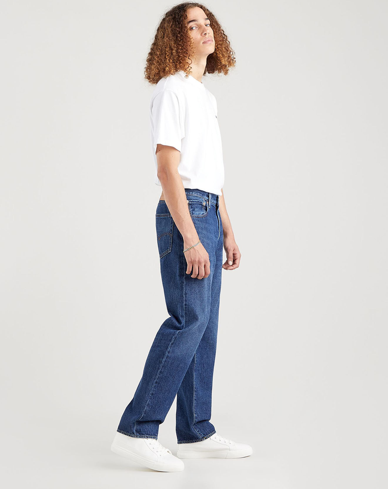 Levi's® Jean 551™ Z en Coton & Chanvre Authentic Straight bleu foncé