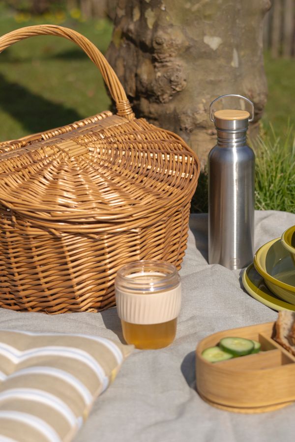 Picknickmand, wilgenteen, ovaal
