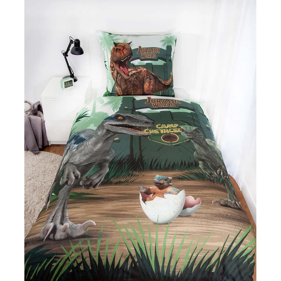 HERDING Bettwäsche Jurassic World Camp Cretaceous 135 x 200 cm