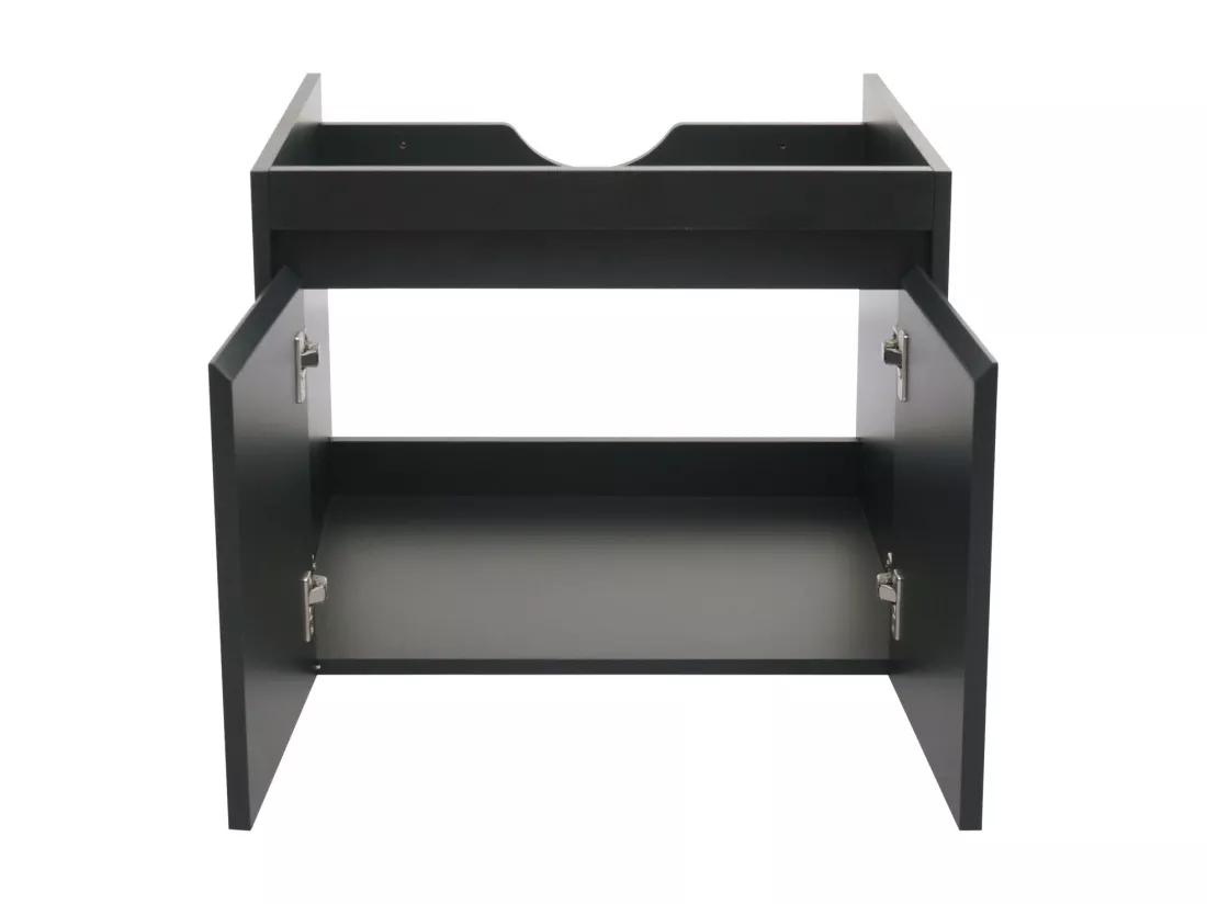 Meuble sous-lavabo MCW-L86, noir