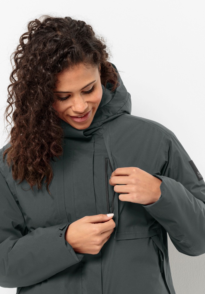 Jack Wolfskin Funktionsjacke »WANDERMOOD JKT W« mit Kapuze