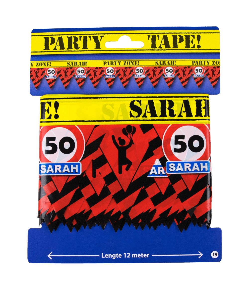 Sarah Afzetlint 50 jaar Verkeersbord 12m
