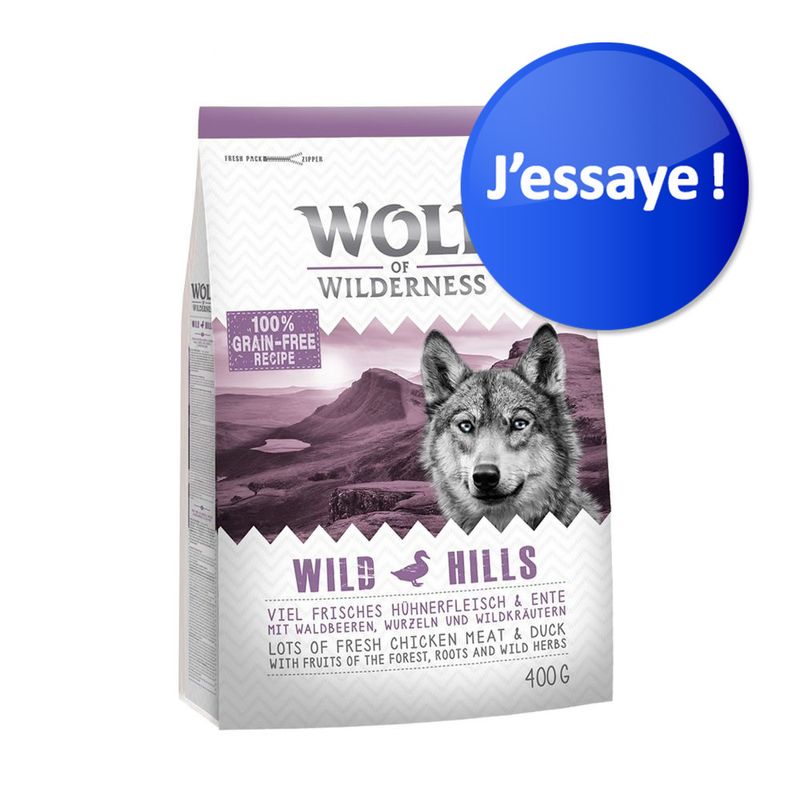 Offre d'essai Wolf of Wilderness Adulte !