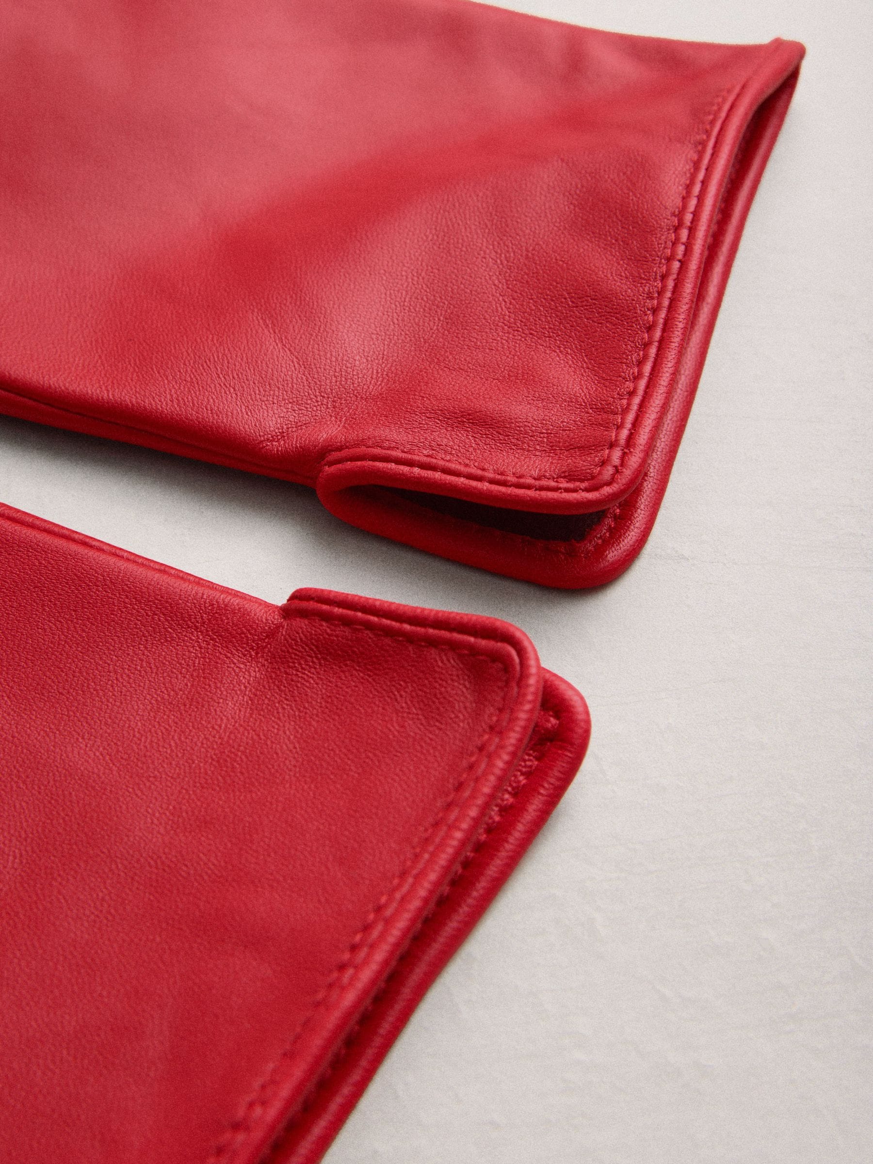 Rood - Leren handschoenen