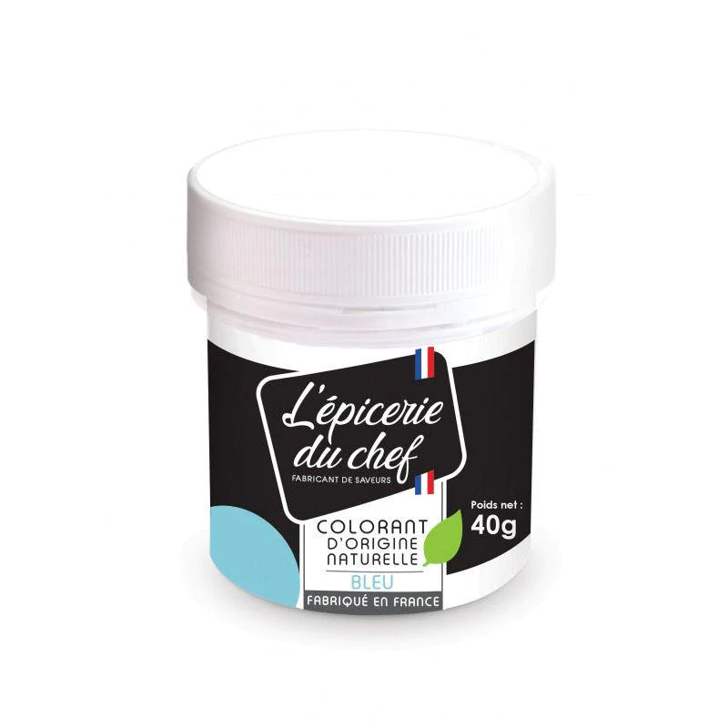 Colorant alimentaire d'origine naturelle Bleu 40 g Scrapcooking