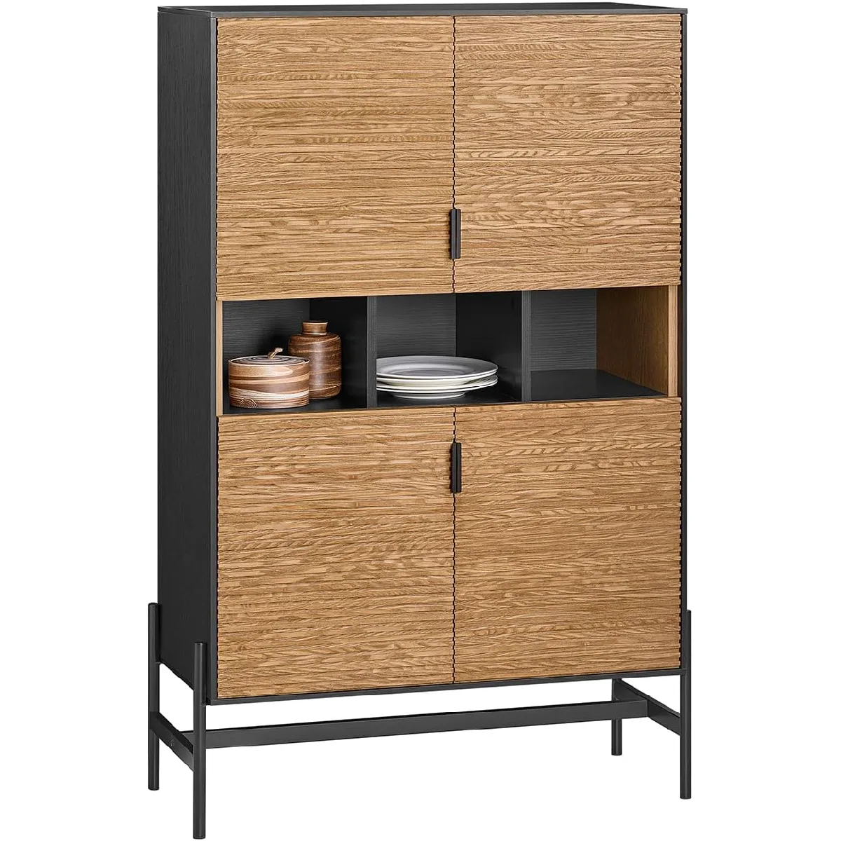 SoBuy Buffet de Cuisine HFSB03-SCH