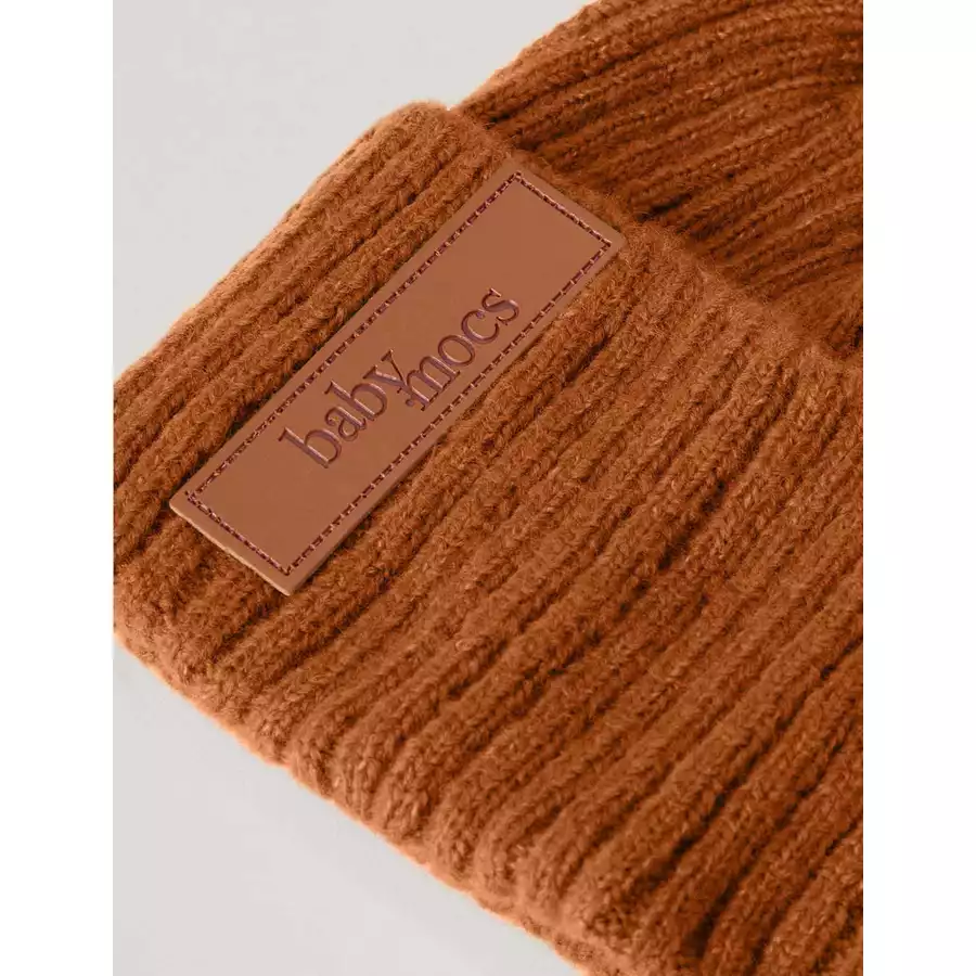 BabyMocs Mütze Vegan rot