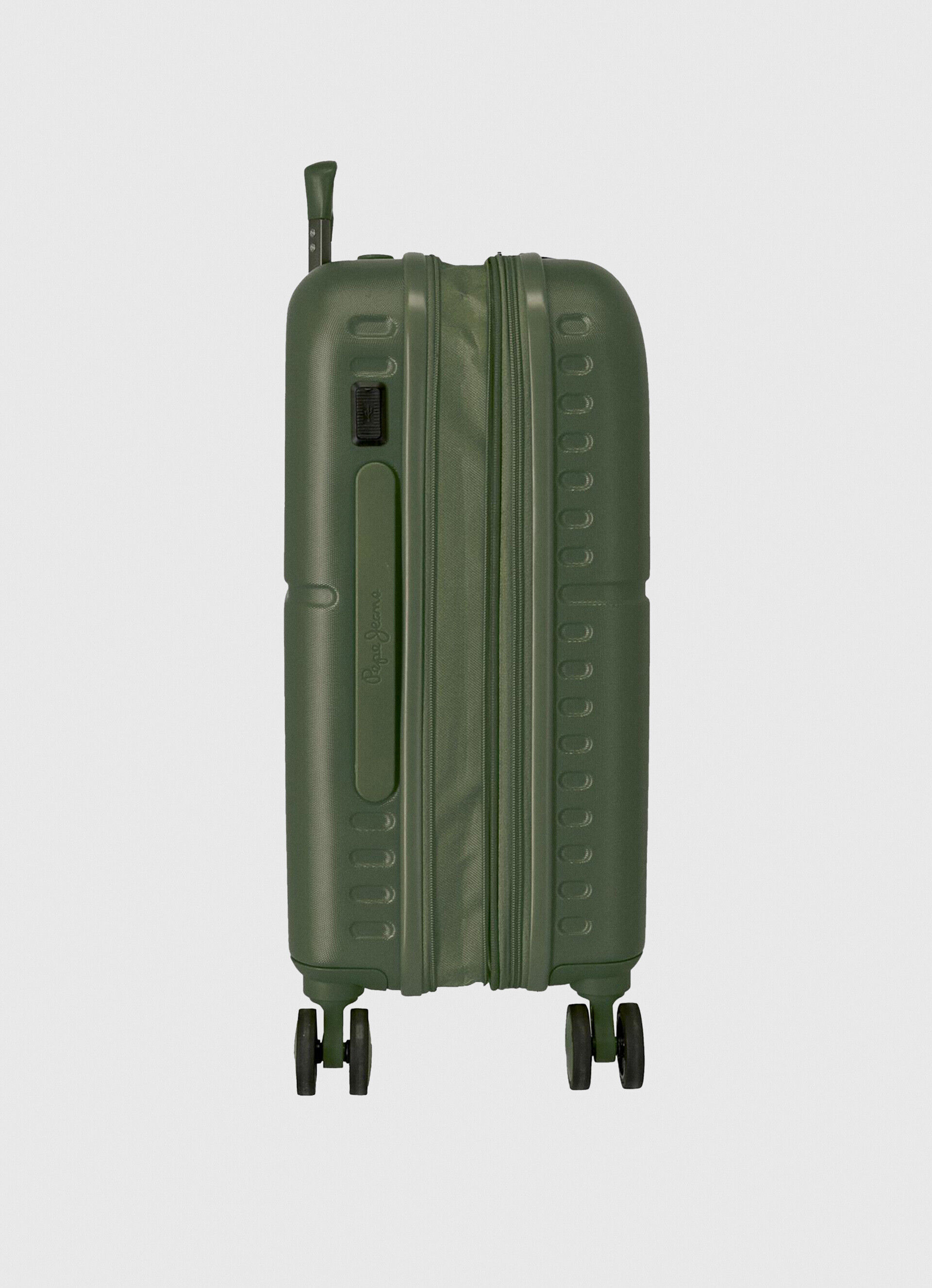 Mala de viagem com rodinhas em ABS, 55 cm - verde-oliva, tamanho único