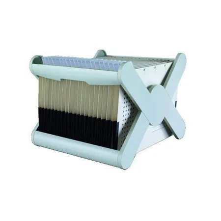 HAN Hängeregistraturkorb X-CROSS, für 35 Mappen, 359 x 269 x 320 mm, lichtgrau