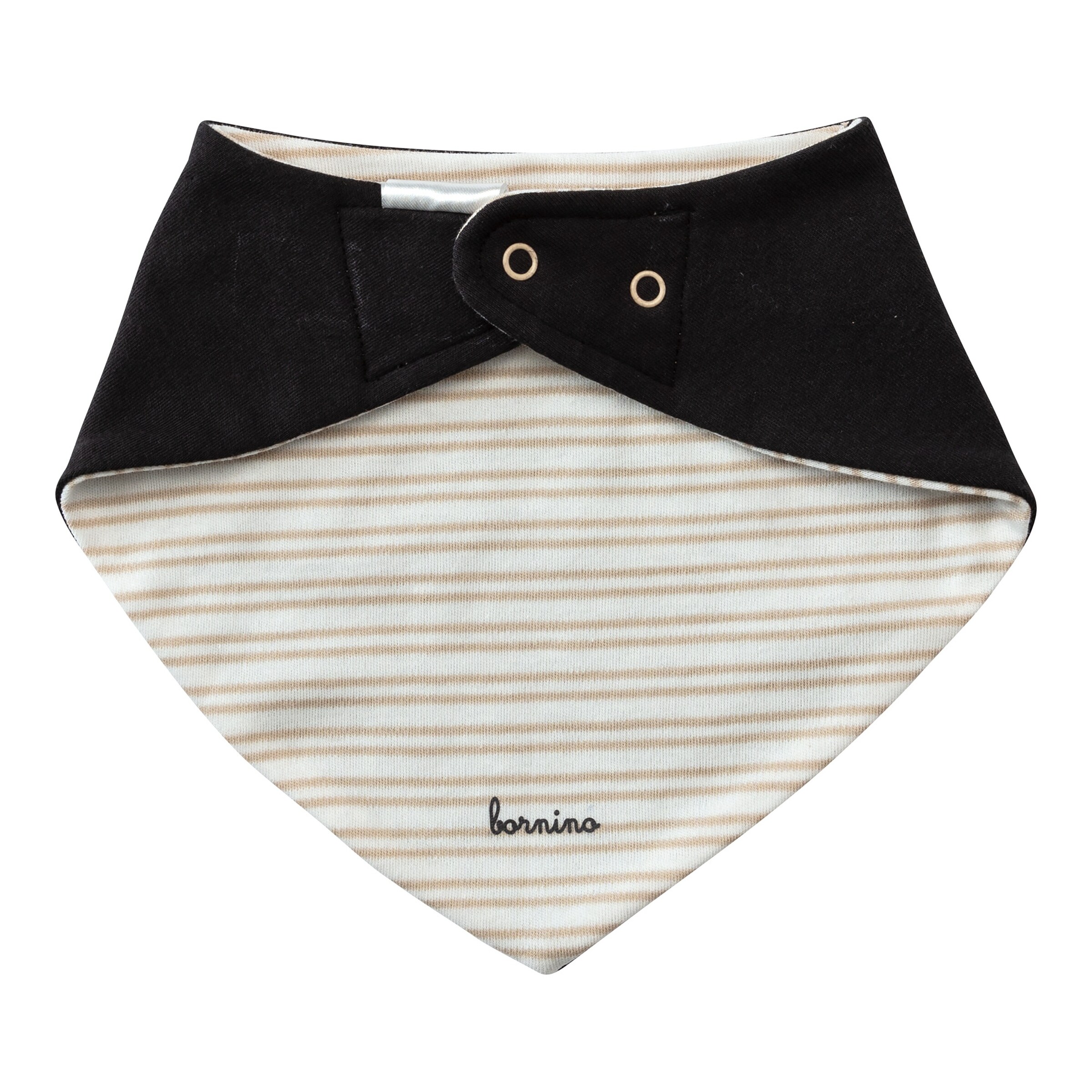 Bornino - Lieblinge 3er-Pack Wende-Dreieckstücher beige/braun/schwarz