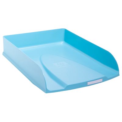Exacompta Skandi - Corbeille à courrier bleu givré - A4+