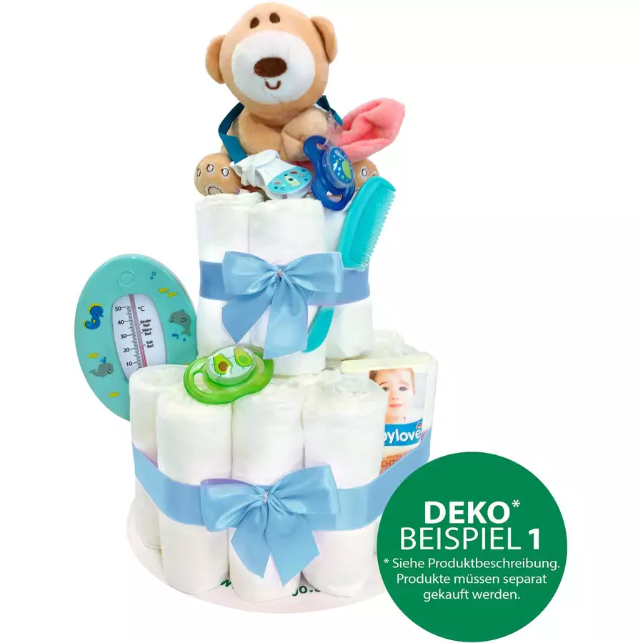 Tanjo Windeltorte klein hellblau