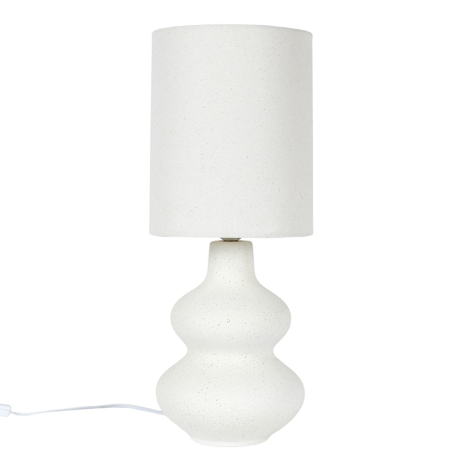 LAMPE CERAMIQUE CREME H.50CM