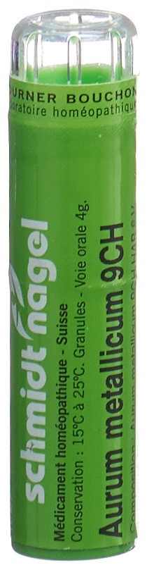 SCHMIDT-NAGEL Aurum metallicum Gran 9 CH 4 g