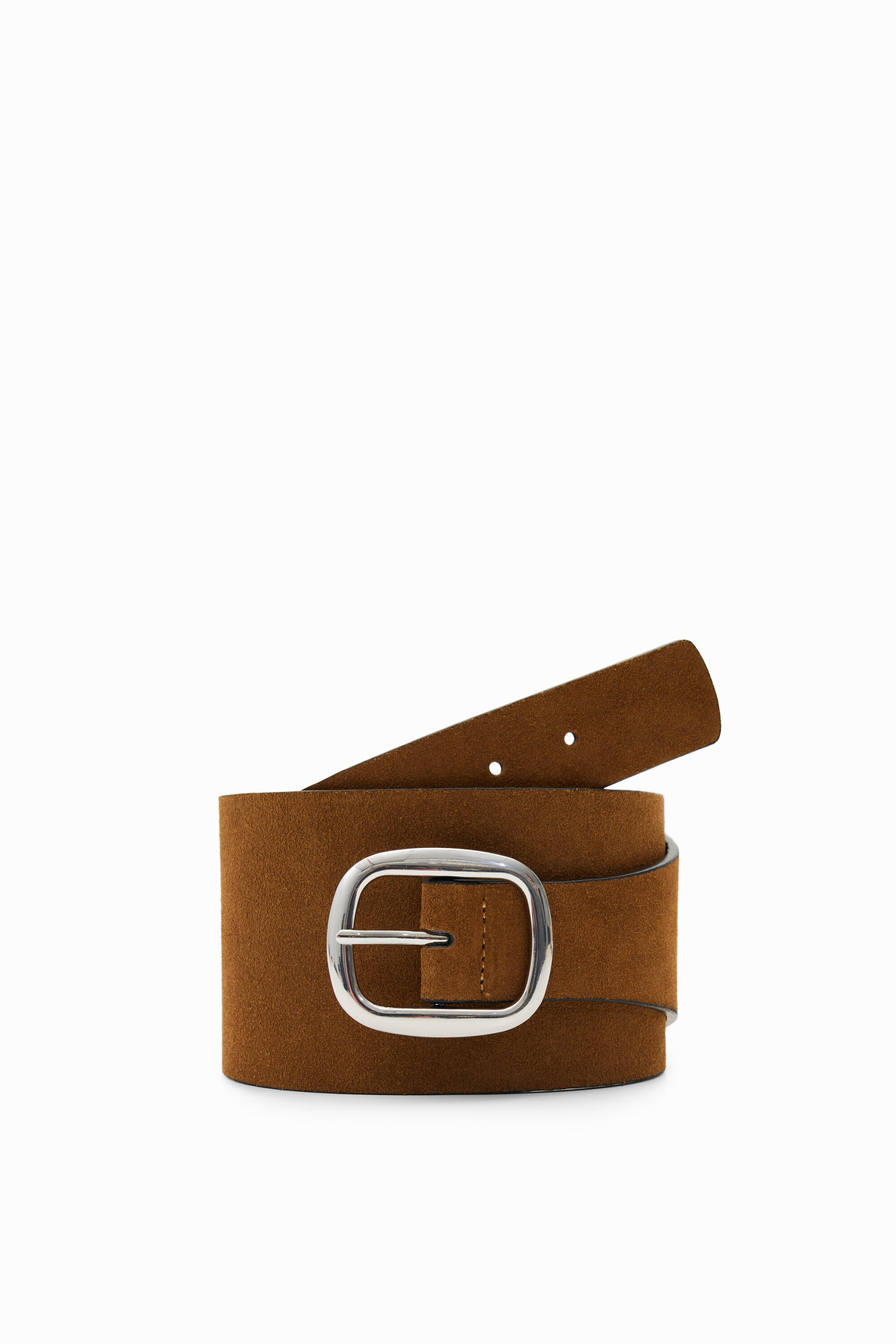 Ceinture cuir croûte de cuir