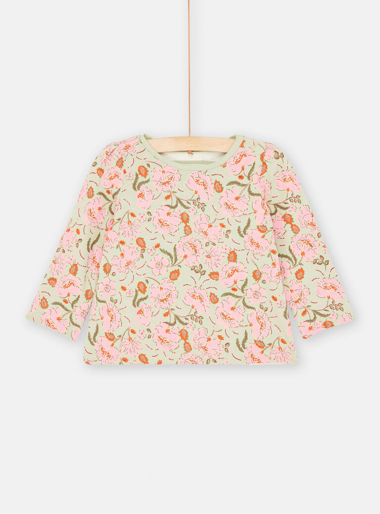 Tee-shirt reversible bébé fille