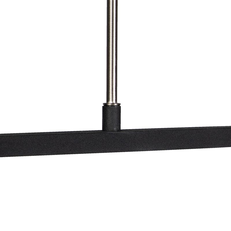 Moderne hanglamp zwart incl LED dimbaar - Bold