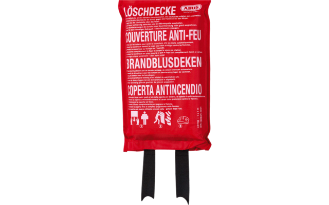 Abus LD1118 Löschdecke für Feuer 1 x 1 Meter