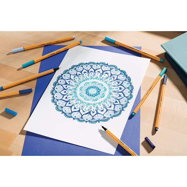 Tegnepenner Fineliner Point 88 Multi 25-pack Stabilo