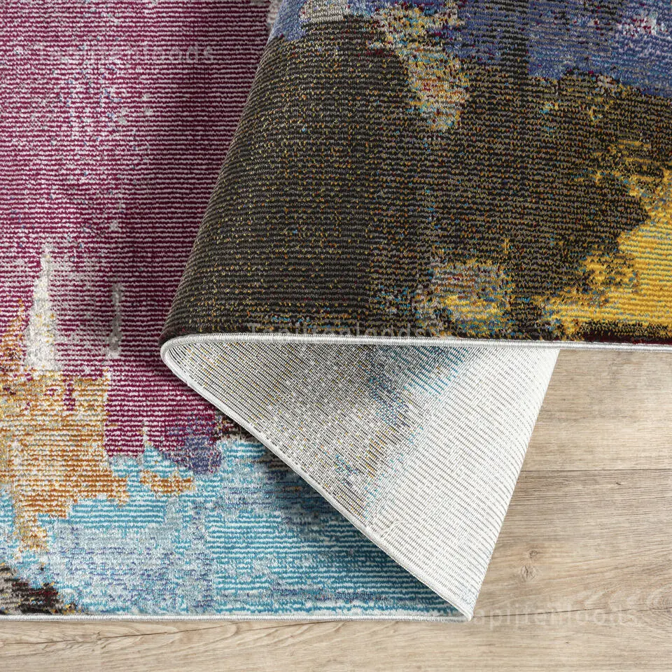 Picasso Artisan Vintage Rond Vloerkleed Multi Laagpolig - 300 CM ROND