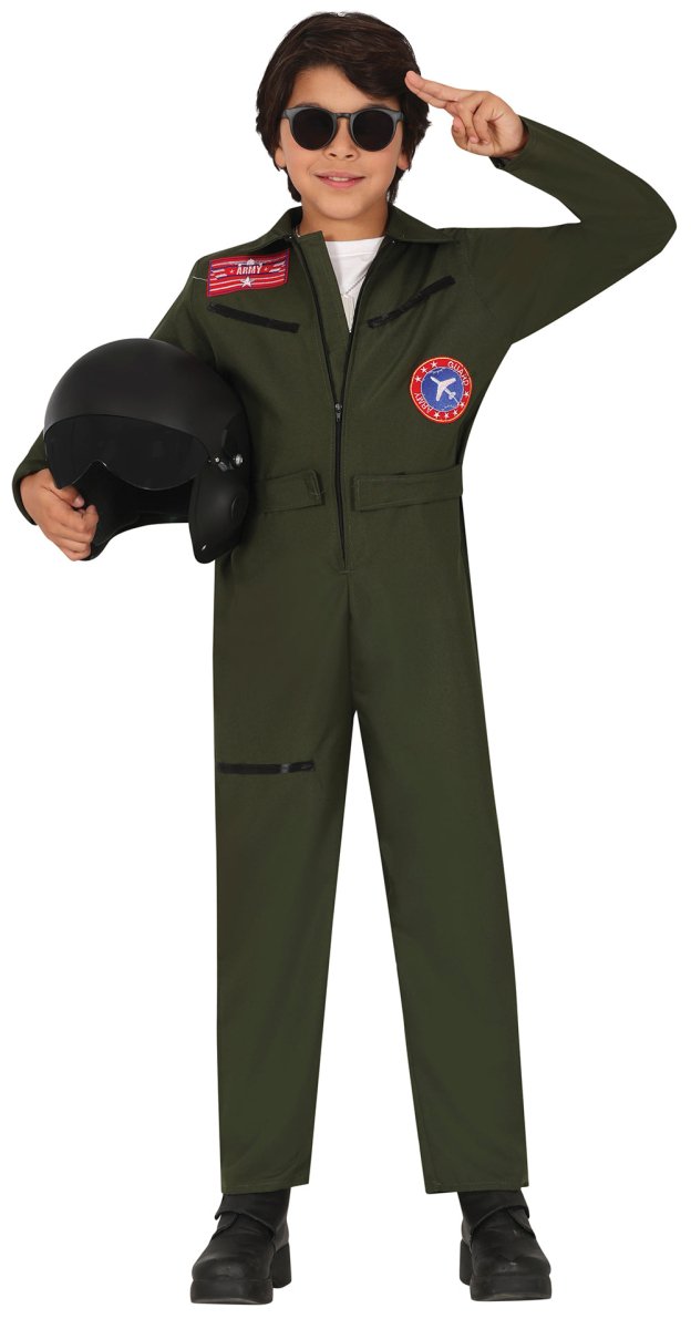 Piloten Kostuum Kind