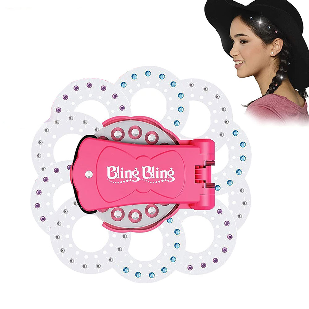 (11-tlg. Set) Strass Stein Stempel Haar Aufkleber Selbstklebende Glitzer Sticker - Div. Farben