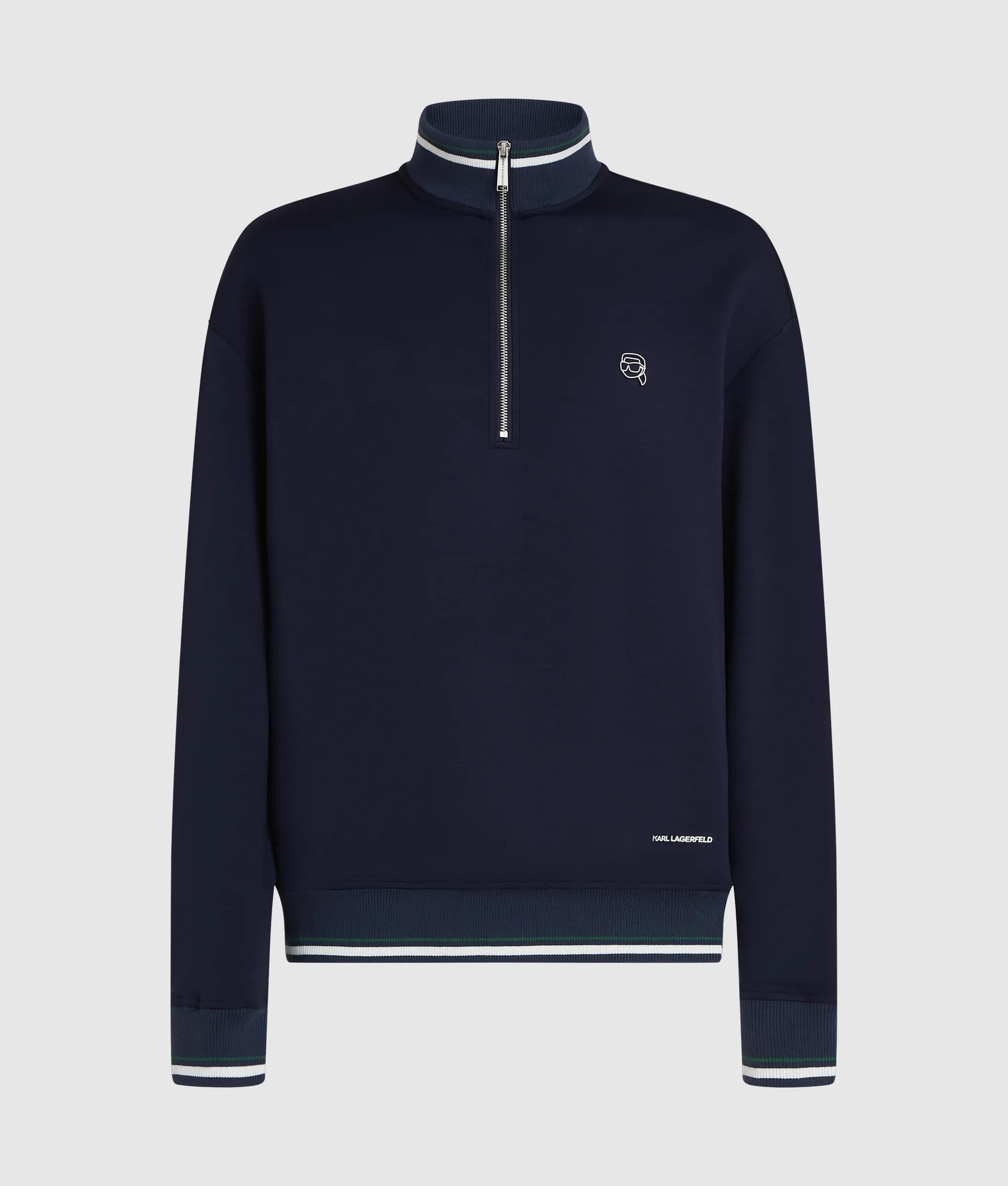 Ikon sweatshirt met halve rits