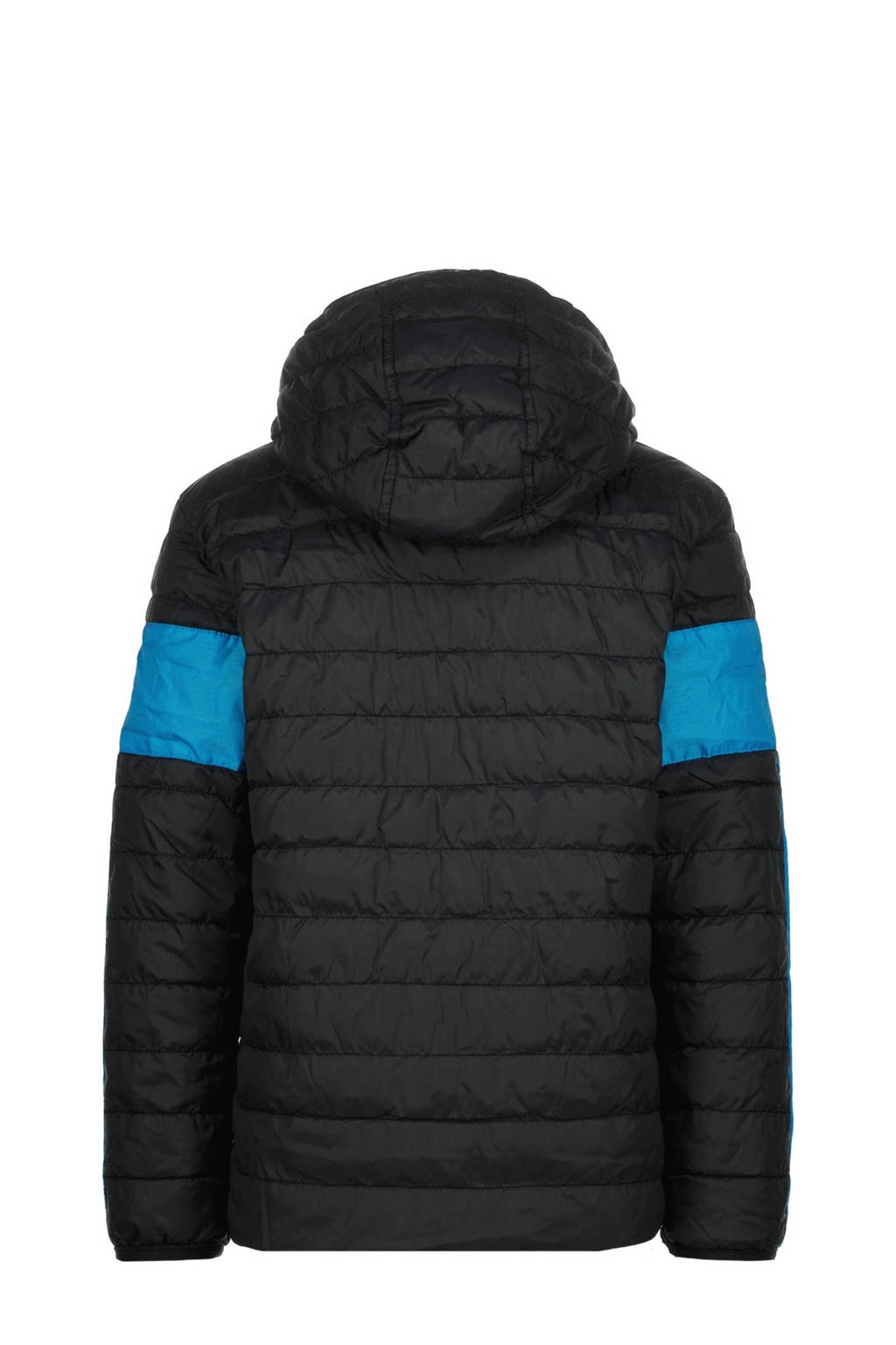 Messi jas Tiago zwart/helderblauw