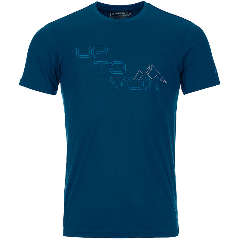 Ortovox Herren 185 Merino Tangram Logo T-Shirt