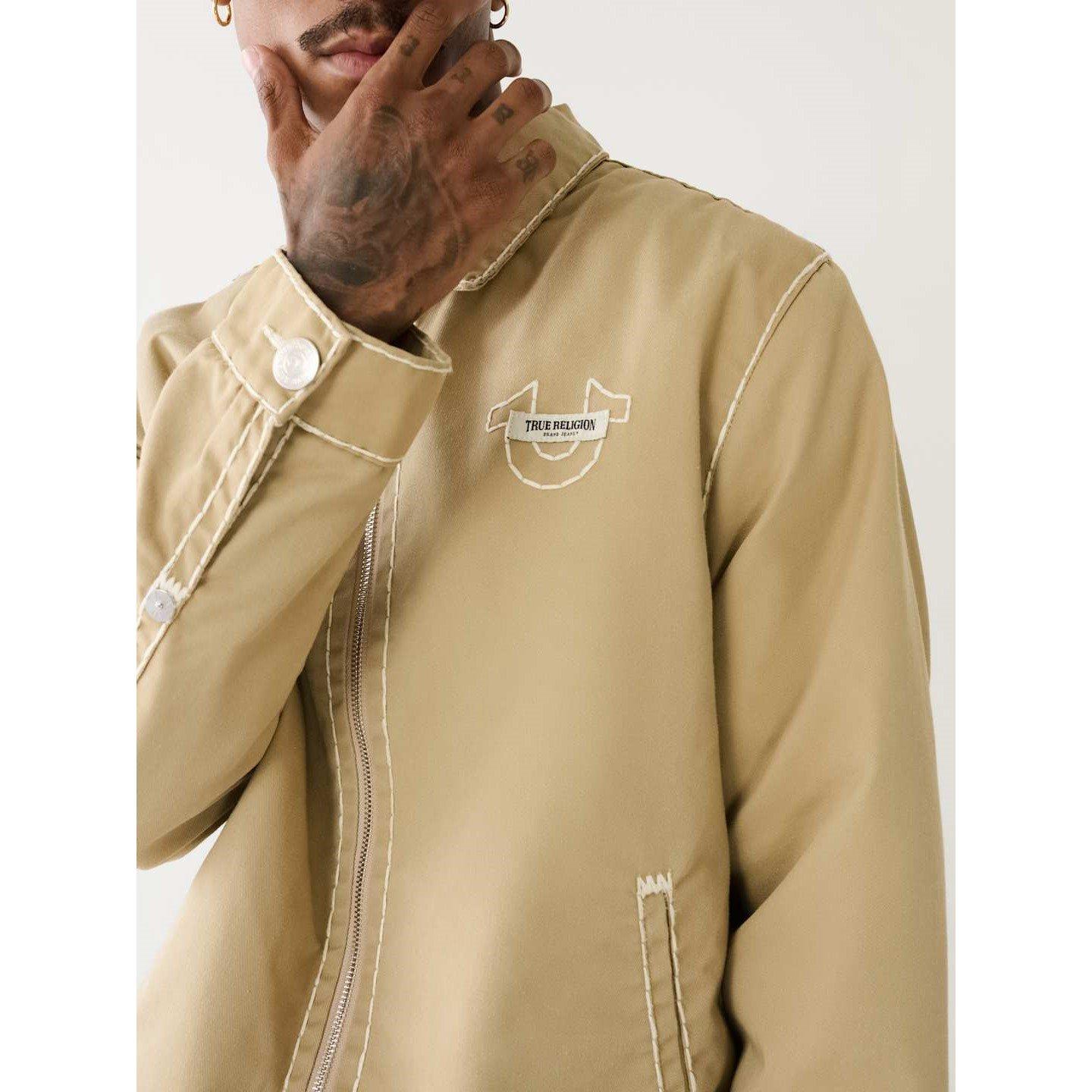 True Religion TR Super T Twill Bomber Jacket Mens