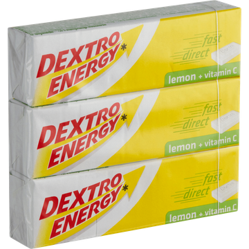 Dextro Energy Fast Direct Lemon + Vitamin C 3 x 47 g