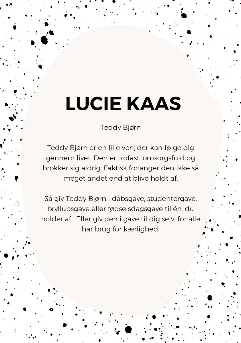 Lucie Kaas  Teddy Bjørn - mørkebrun