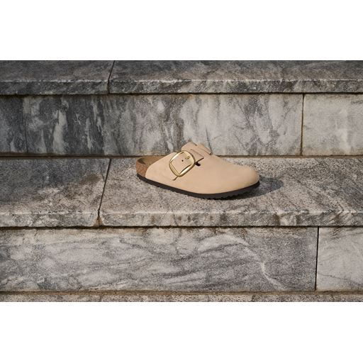 Birkenstock Boston Big Buckle Sko, Sandcastle, 40