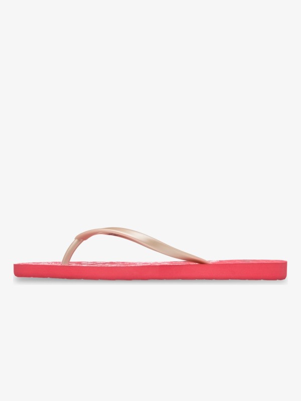 New Viva Printed Tongs Rouge Femme