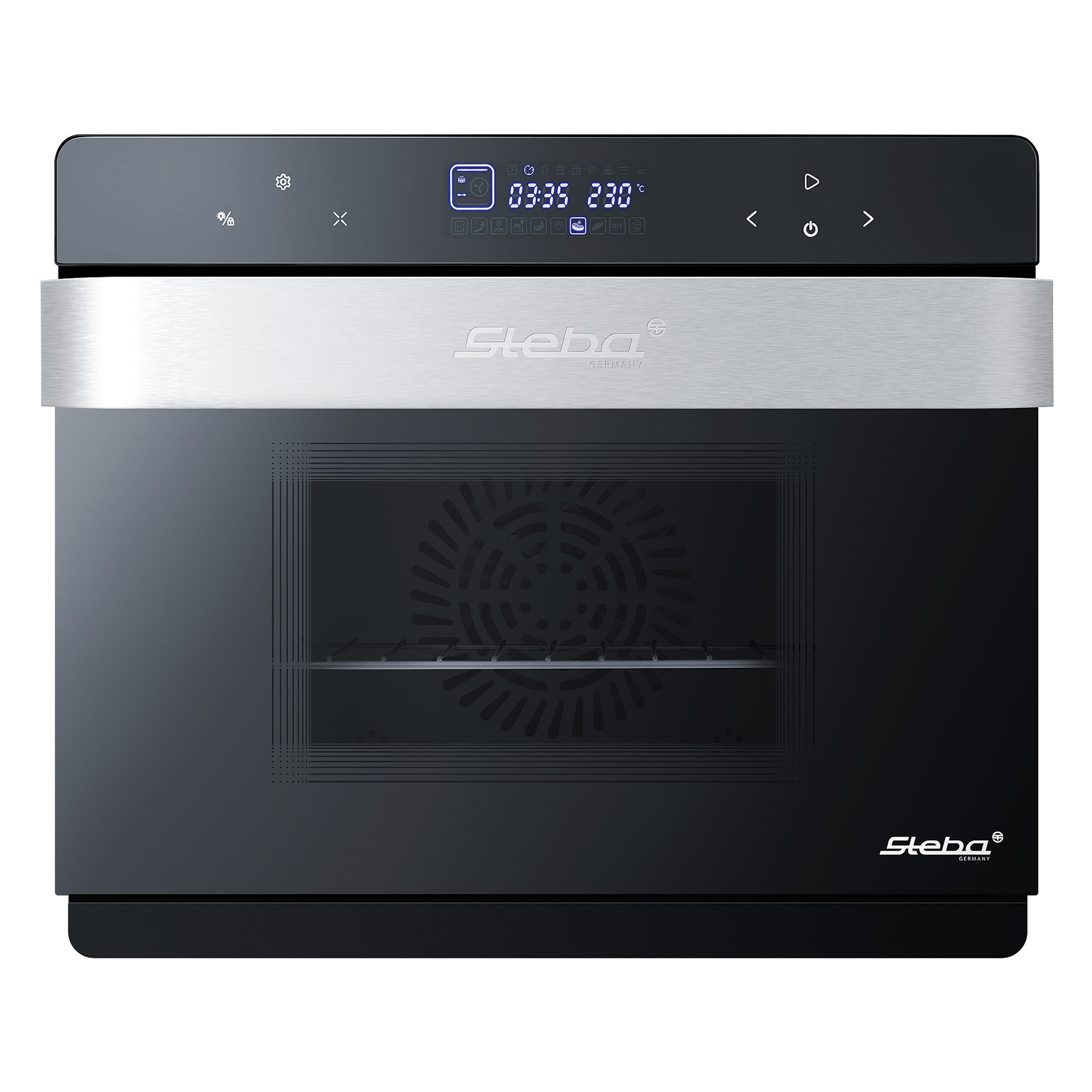 STEBA Multifunktions-Dampfbackofen DG 80 - schwarz - 1900 Watt