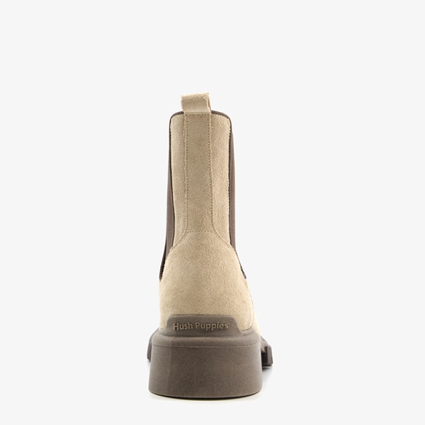 Hush Puppies leren dames boots beige