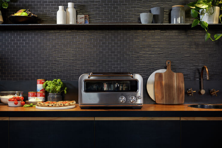 SAGE Sage The Smart oven Pizzaiolo Stål