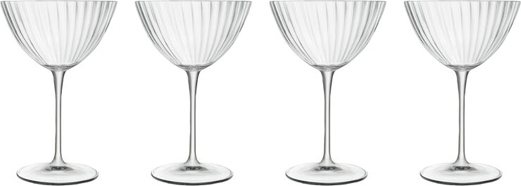 Luigi Bormioli Martiniglas Optica 22 cl 4 stk. Klar